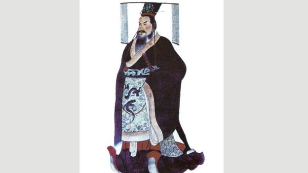 O imperador Qin Shi Huang