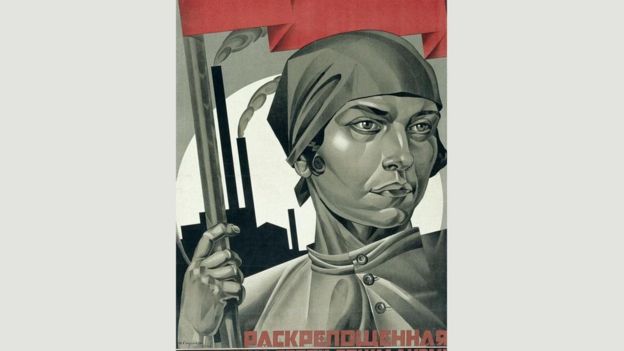 "A Mulher Emancipada: Construa o Socialismo!" (1926)