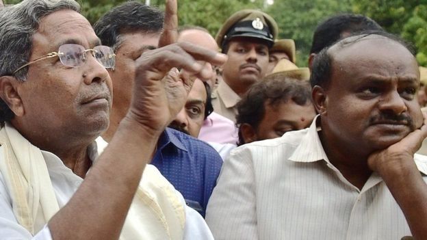 தாக்கு பிடிக்குமா -காங்கிரஸ்- மதசார்பற்ற ஜனதாதள கூட்டணி