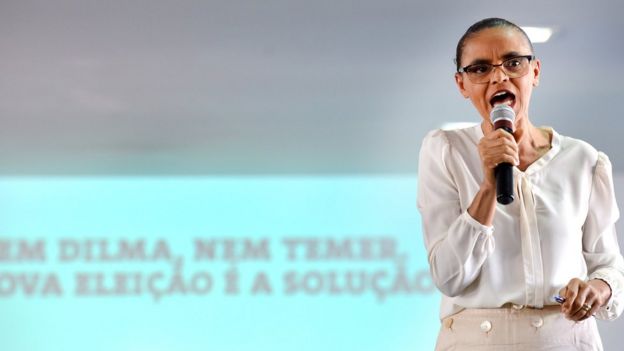 Ex-ministra do Meio Ambiente Marina Silva