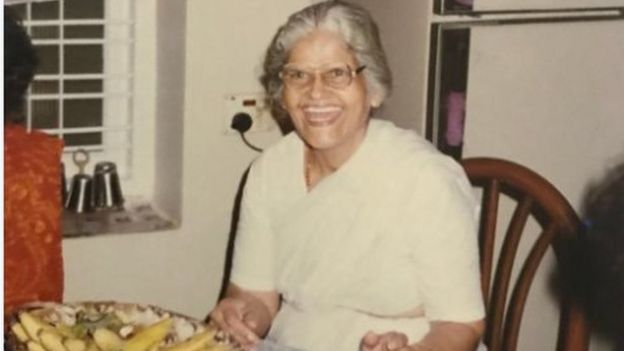 Abuela de Megha Mohan