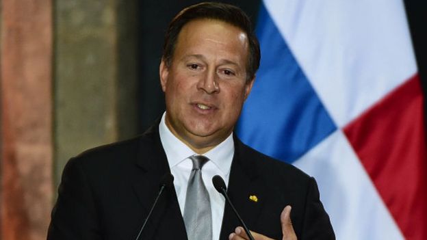 El presidente de Panamá, Juan Carlos Varela.