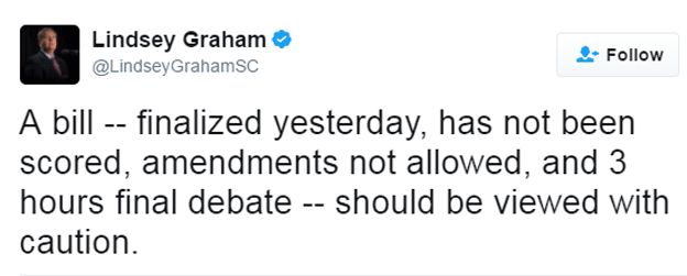 Lindsey Graham tweet: 