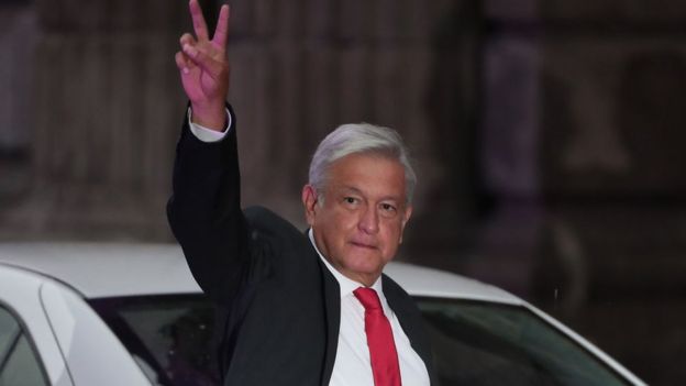 Andrés Manuel López Obrador, candidato à presidência no México