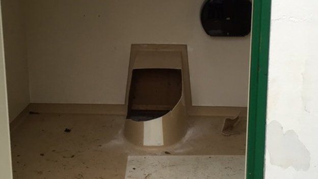Toilet in Norway destroyed