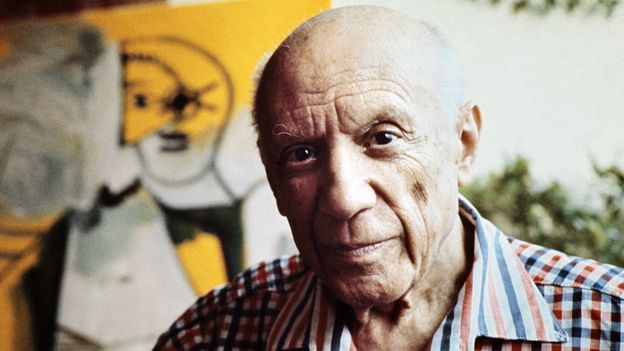 Fotografía del pinto Pablo Picasso.