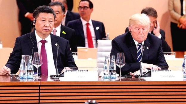Các ông Trump và Tập