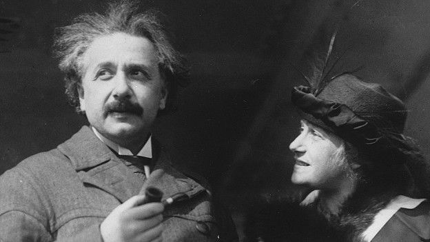 Einstein e sua esposa Elsa