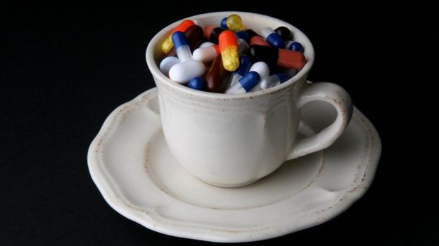 Taza de pastillas