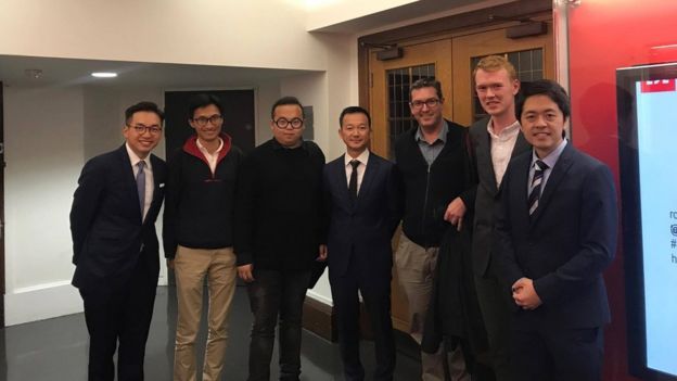 多名香港民主派議員早前訪英,羅傑斯曾與他們會面