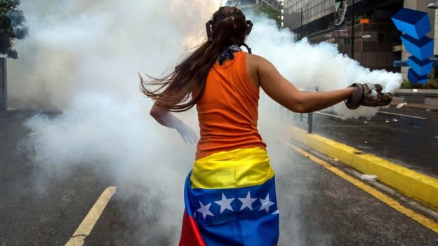 Protesta en Venezuela