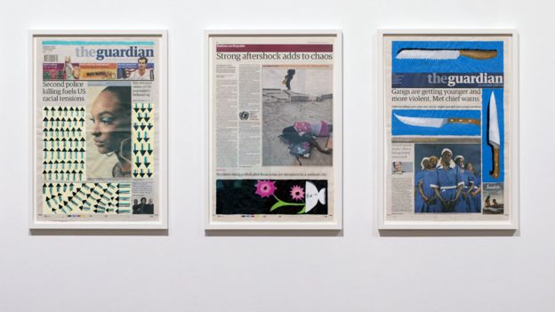 Lubaina Himid - Negative Positives: The Guardian Archive, 2007 - 2015
