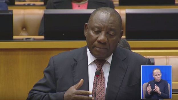 Cyril Ramaphosa parliament