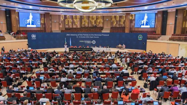 Montreal Protocol meeting in Kigali - 14 October