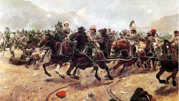 1880年，英國在邁萬德（Maiwand）戰役中落敗