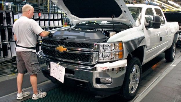 La camioneta Silverado, fabricada en México, es una de las favoritas de los estadunidenses.
