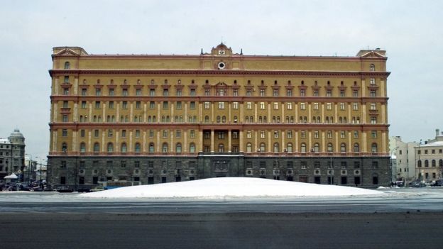 Sede de los servicios de seguridad rusos, antiguo KGB.
