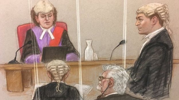 Rolf Harris court sketch
