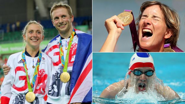 Laura and Jason Kenny, Katherine Grainger and Sascha Kindred