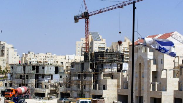 Construction work at Maale Adumim settlement (file photo)
