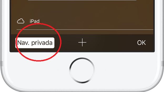Navegación privada (foto: Apple).