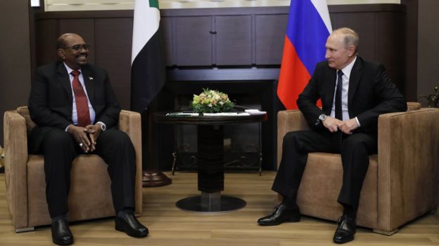Переговоры Владимира Путина с Омаром Баширом