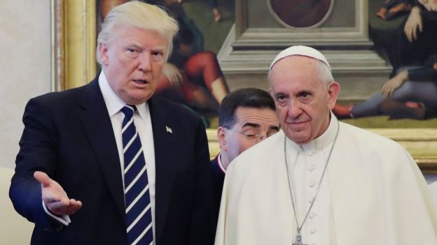 Donald Trump y el Papa