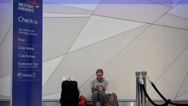 தொழில்நுட்ப கோளாறால் பாதிக்கப்பட்ட பிரிட்டிஷ் ஏர்வேஸ் விமான சேவை