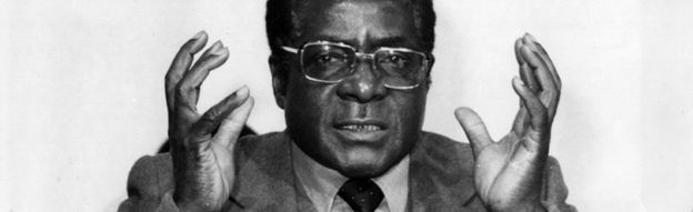 Robert Mugabe in 1980