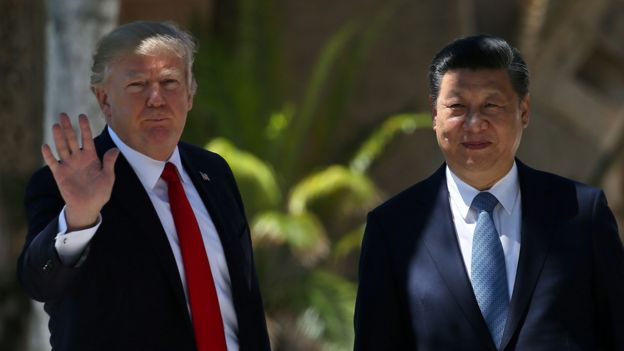 Donald Trump na Rais wa China Xi Jinping Palm Beach, Florida, U.S., April 7, 2017