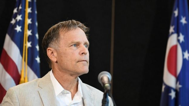 Fred Warmbier, father of Otto Warmbier, speaks during a news conference in Cincinnati, Ohio, U.S. June 15