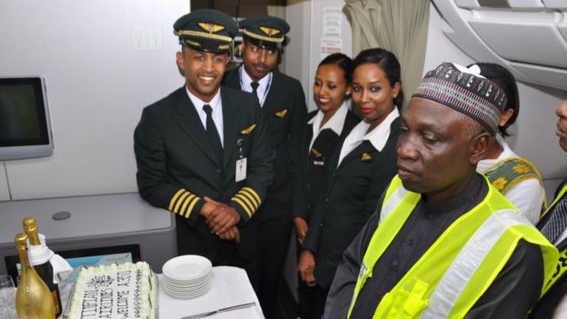 Crew of Ethiopia flight