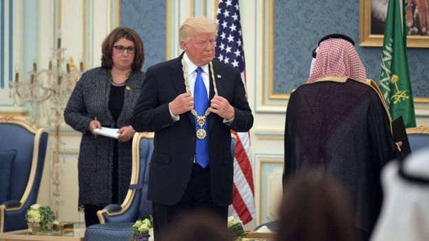 Trump en Arabia Saudita