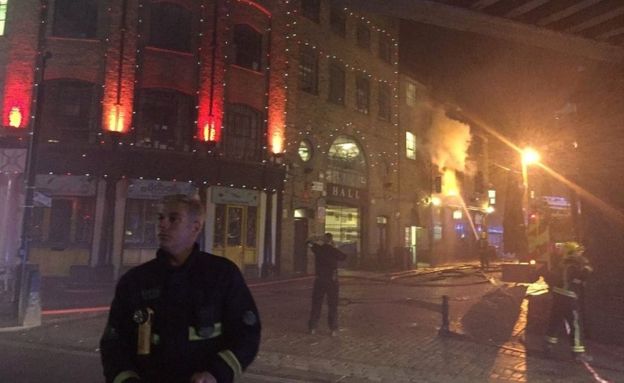 LFB took 37 emergency calls about the fire