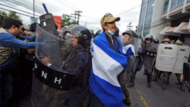 Honduras ha vivido protestas sociales este año.