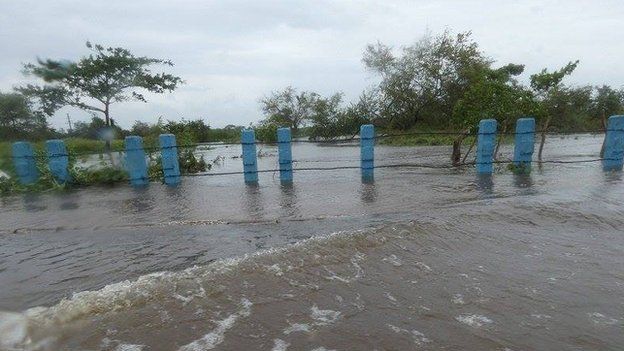 Inundación en Camagüey.