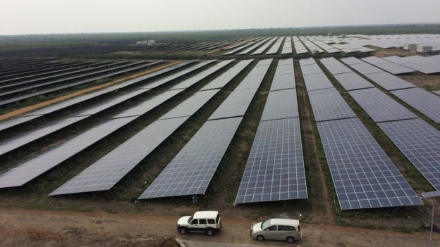 The world's largest solar farm