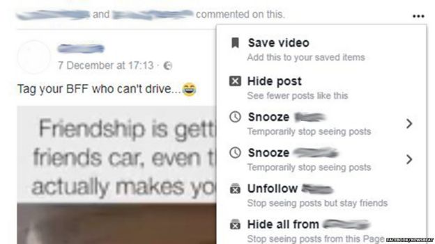 Facebook post