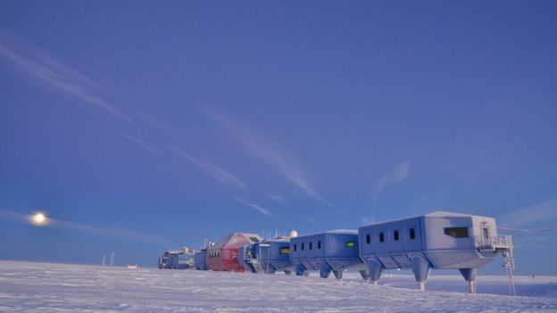 Base Halley del British Antarctic Survey. (Foto: Anthony Dubber)