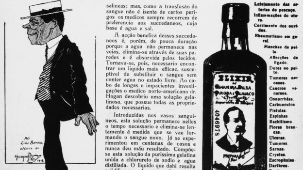 Página do jornal 'Cigarra', de 1919