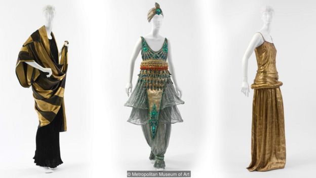 Muestra de tres diseños de Poiret