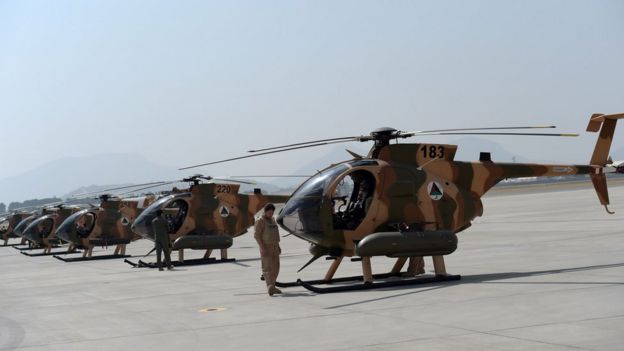 Helicópteros estadounidenses en Afganistán