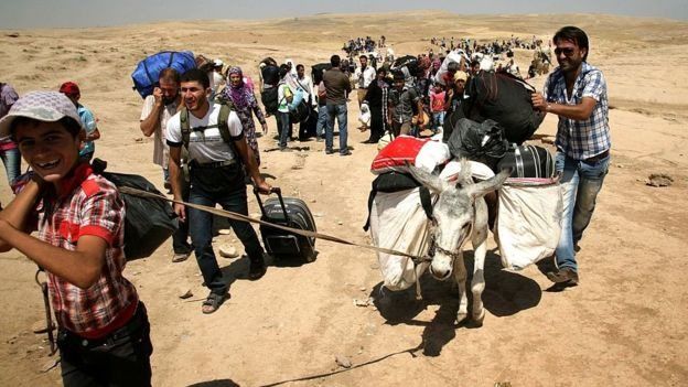 هزاران سوری از جنگ داخلی گریختند و به کردستان عراق رفتند