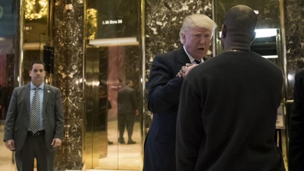 Donald Trump and Kanye West