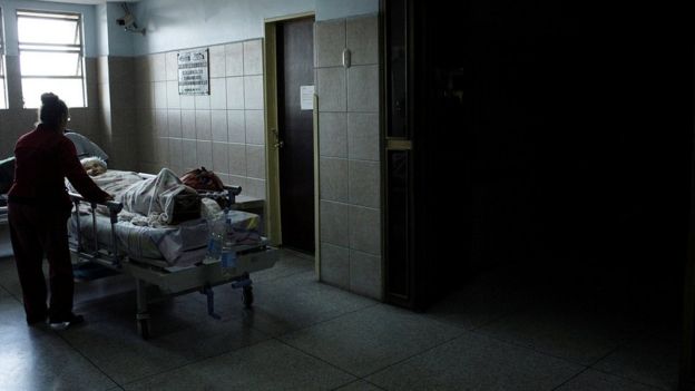 ApagÃ³n en un hospital en San CristÃ³bal, Venezuela