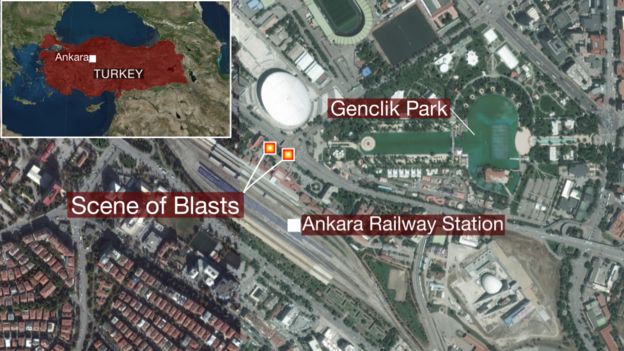 Map of Ankara