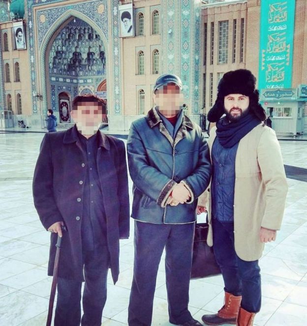 اليهودي الإسرائيلي بن تسيون نشر صورا له في طهران وقم بإيران