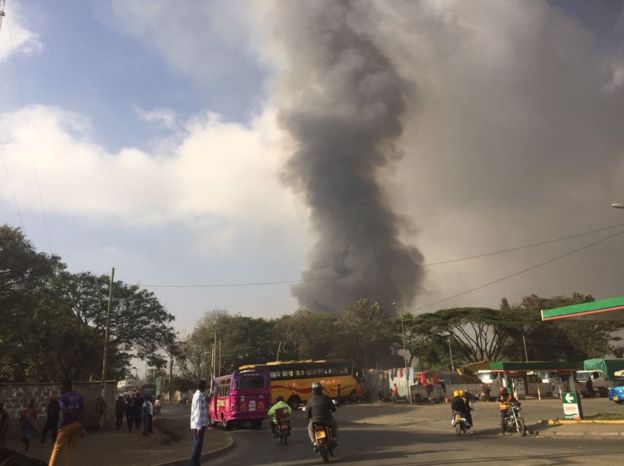 Nairobi market fire