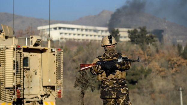 Hoteelka Kabul wuxuu kaga yaallaa meel muhiim ah