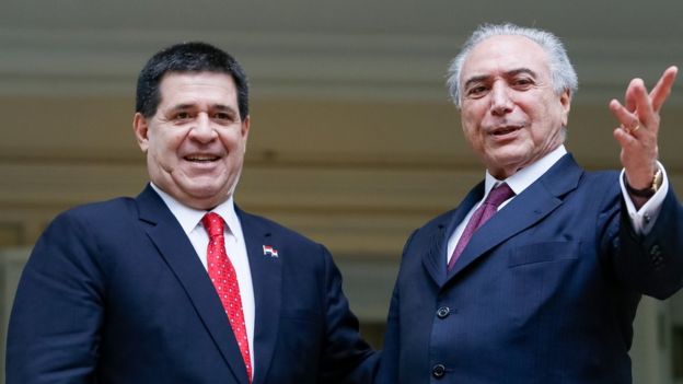 Jungmann acompanhou Temer ao Paraguai, onde principal tema discutido foi segurança das fronteiras